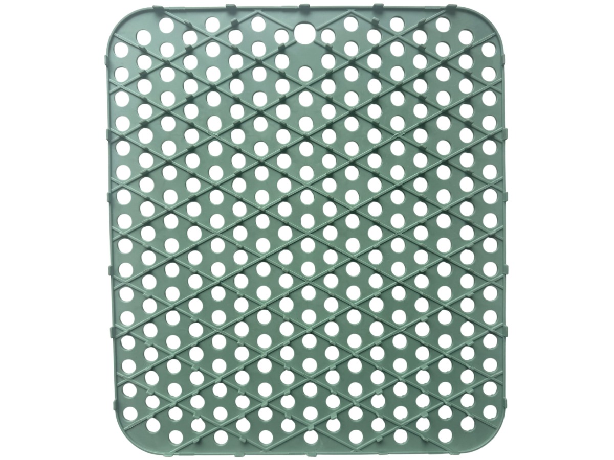 Hem 29,5x26 cm siliconen antislip afdruipmat - green