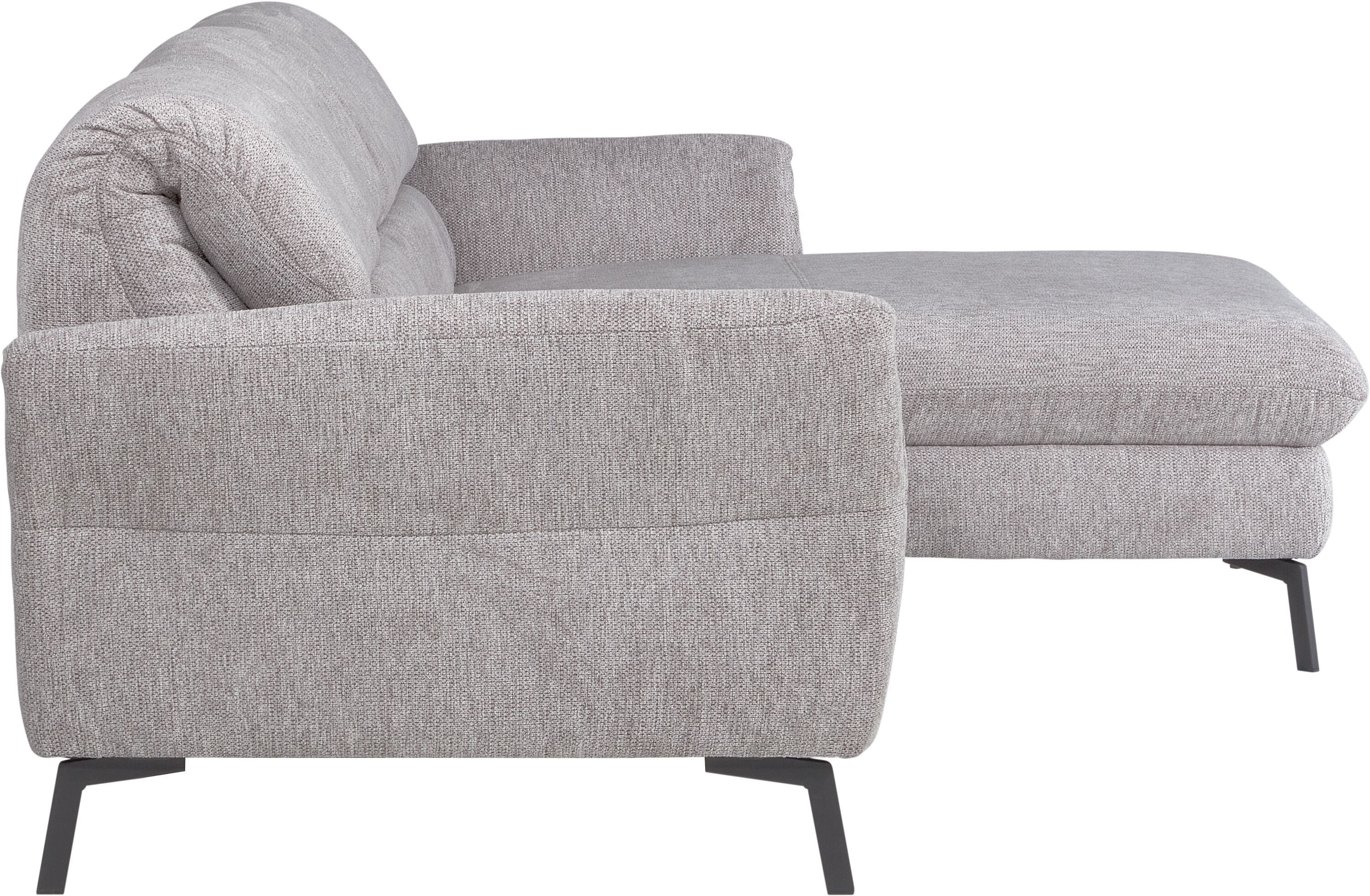 SEBO Ecksofa - Hellgrau / B: 284.0 cm x T: 161.0 cm x H: 84.0 cm