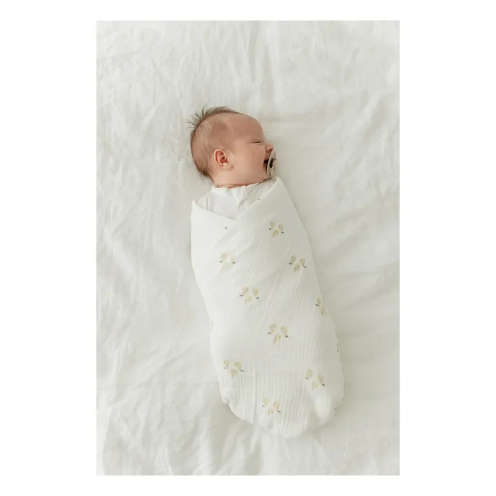 Soft Spot Lange d'emmailottage en coton bio 120x120 cm | Pear