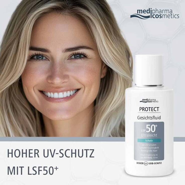 Medipharma cosmetics Protect Gesichtsfluid LSF 50 + , 50 ml