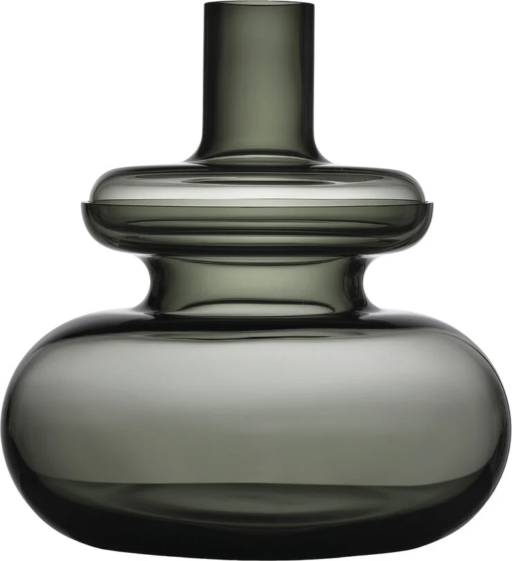 Zone Vase Inu 31,7 x 33 cm Smoked Grey Smoked grey