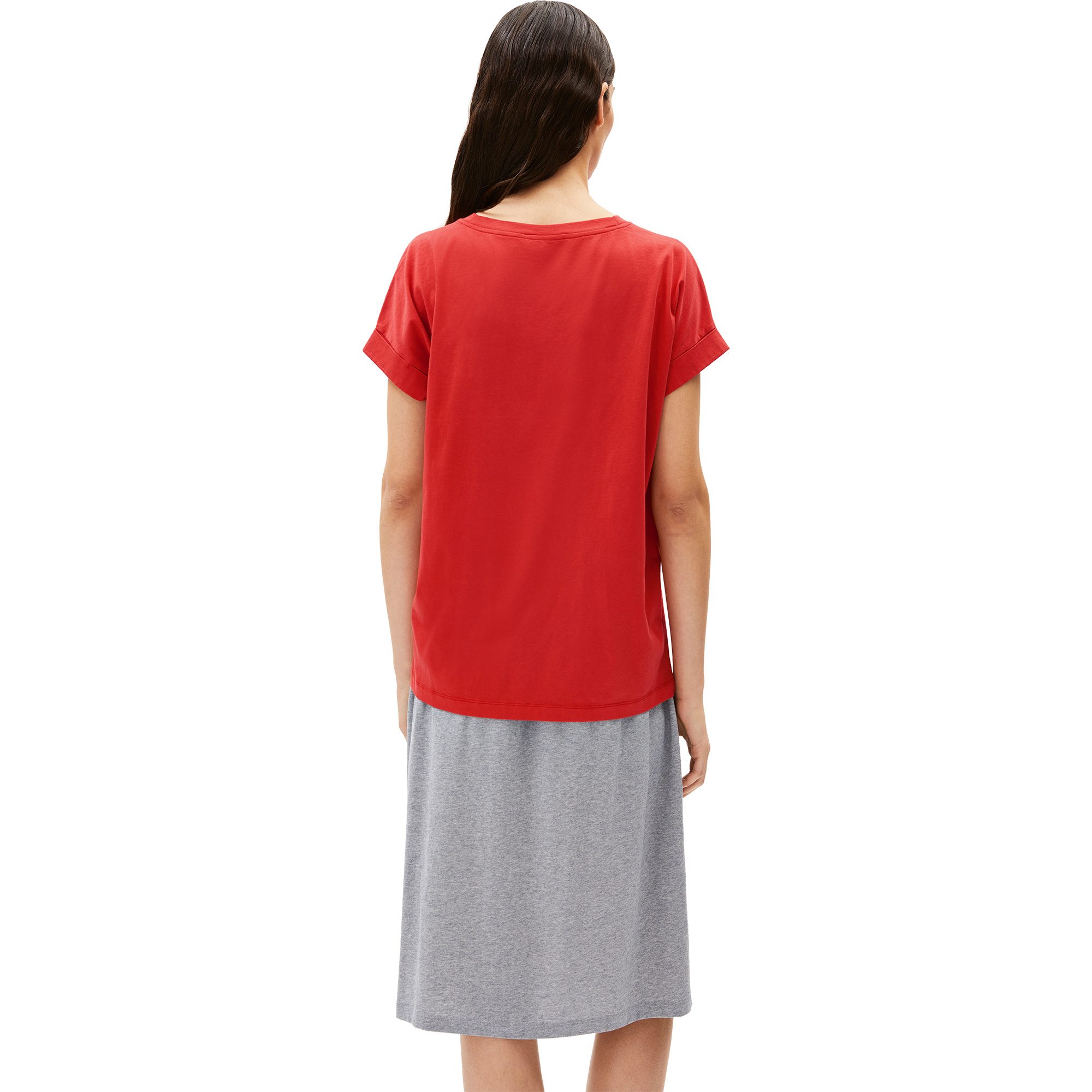 Armedangels Idaara T-Shirt Damen coral blush