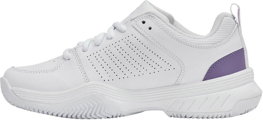 K-Swiss Court Express 2 Clay tennisschoenen wit paars