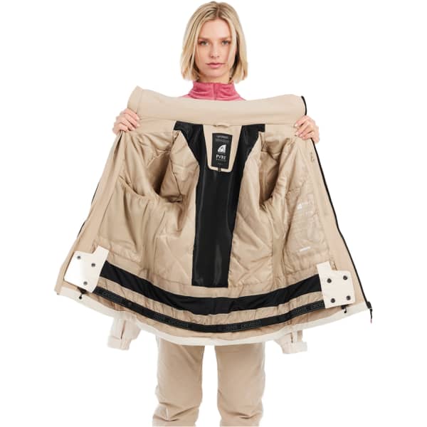 Veste de ski PROTEST PRTDISK SNOWJACKET W BAMBOO BEIGE