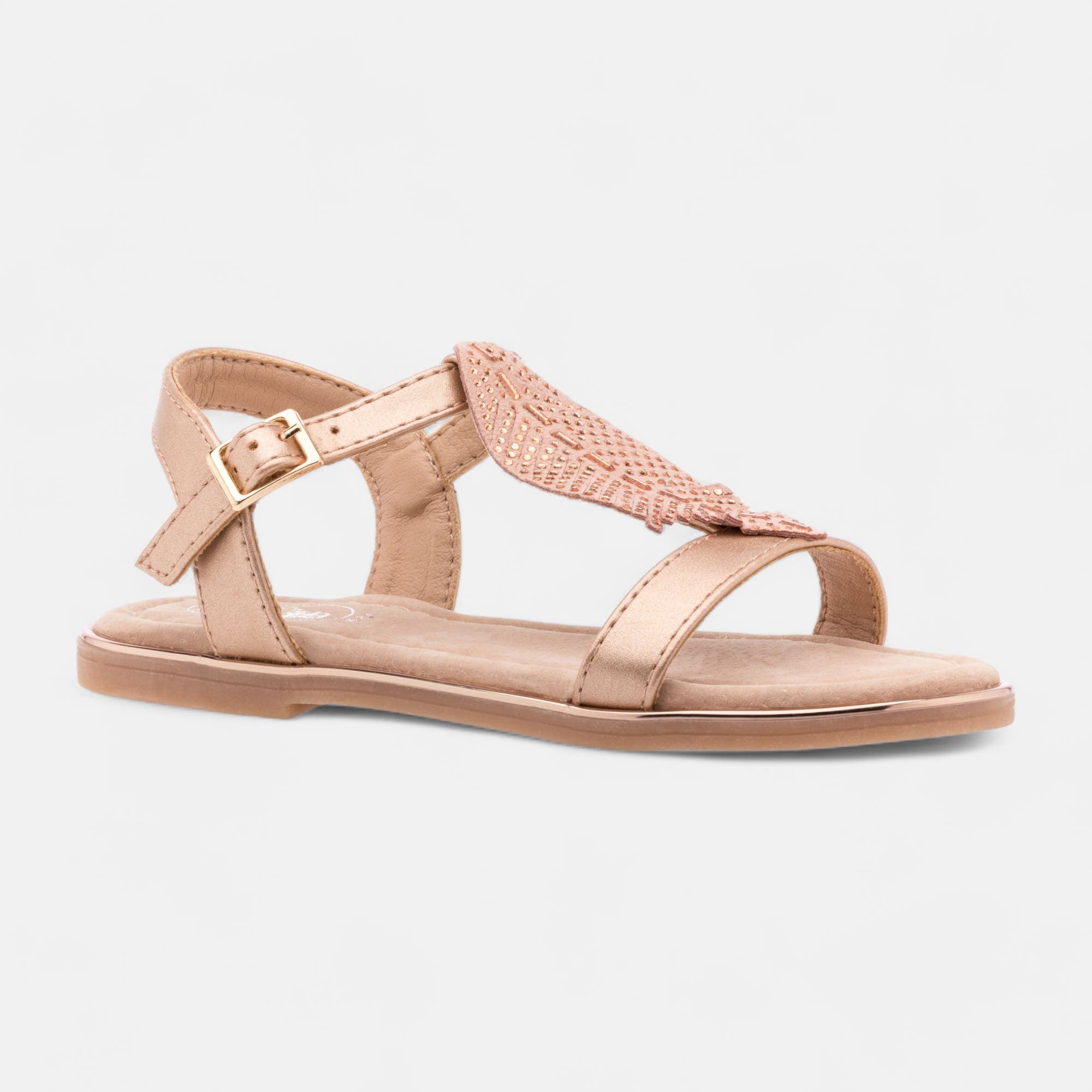 Nu-pieds Fille rose