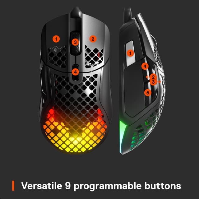 SteelSeries Aerox 5 gaming mus