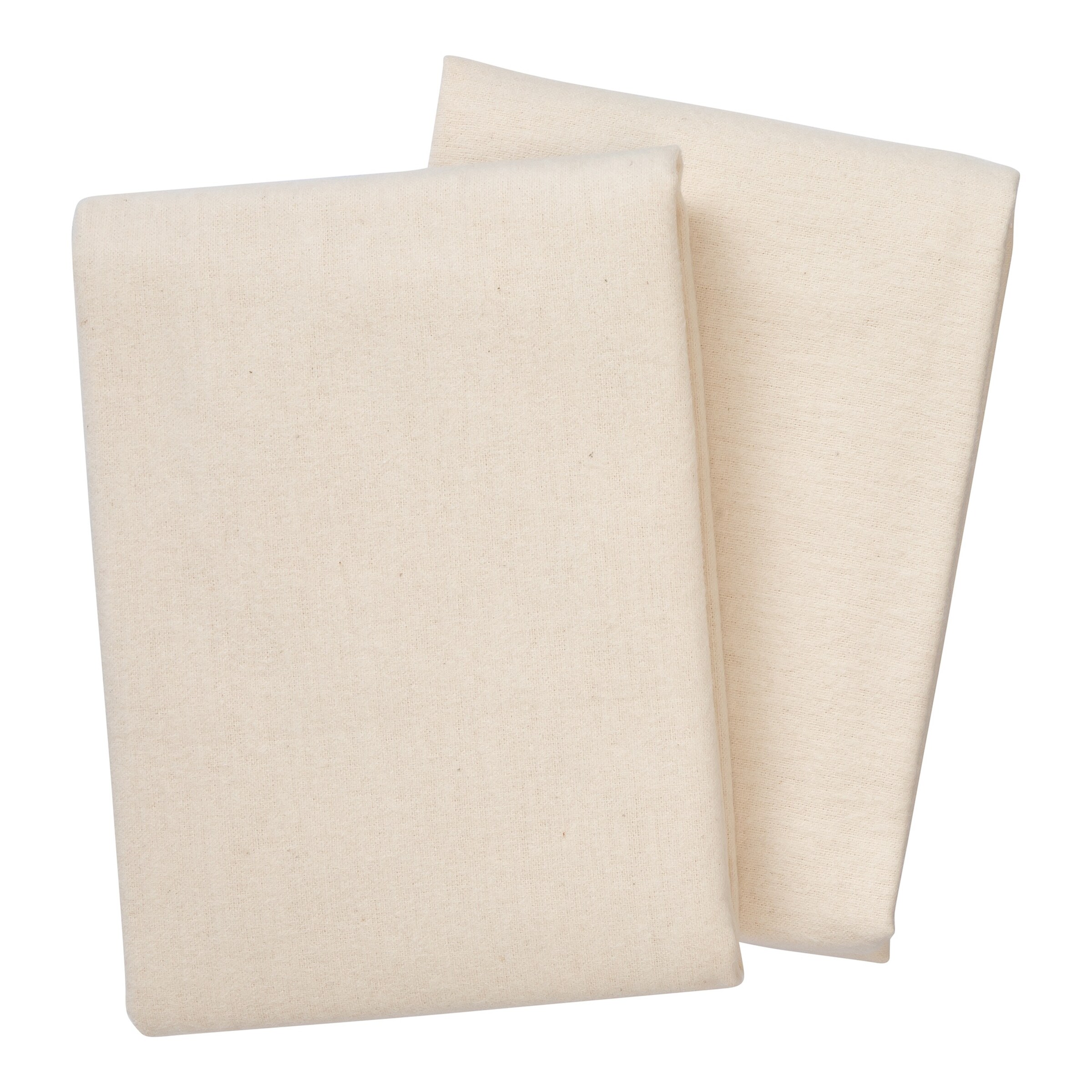 Bornino - Lieblinge 2er-Pack Moltontücher 80x80 cm ungebleicht