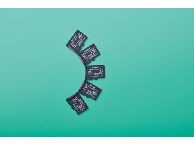 Kingston microSDXC-Karte Canvas Select Plus Gen3 1000 GB Robuste microSDXC-Karte für Full-HD-Aufnahmen