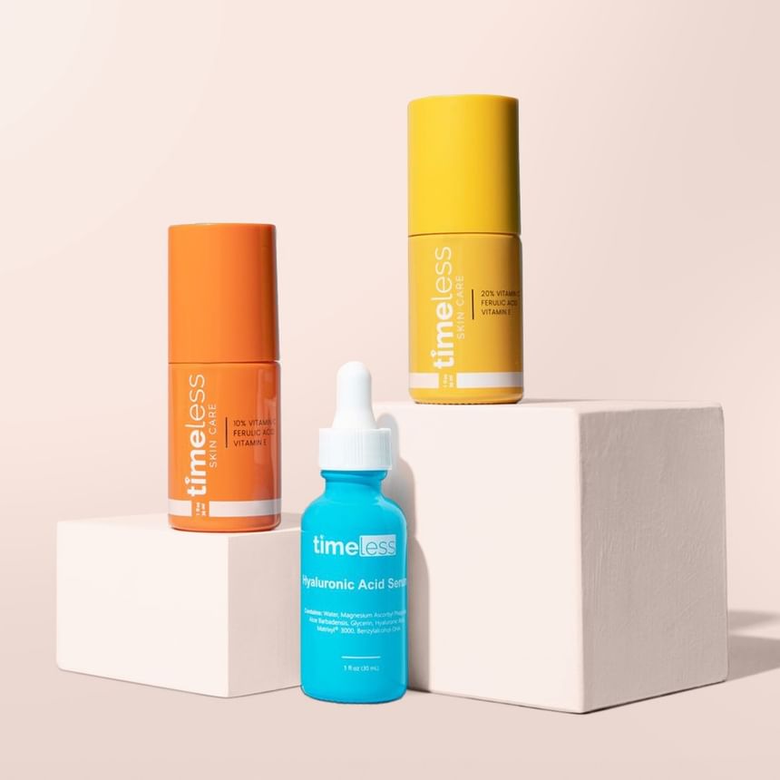 Tijdloze huidverzorging - Hyaluronzuur + vitamine C serum