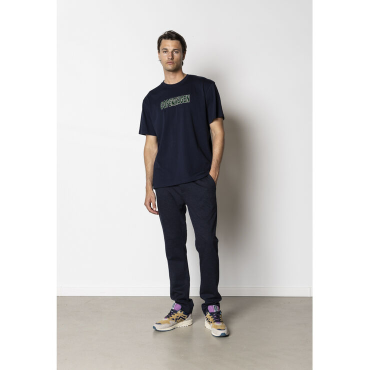 Clean Cut Copenhagen Jonas organic T-shirt Navy