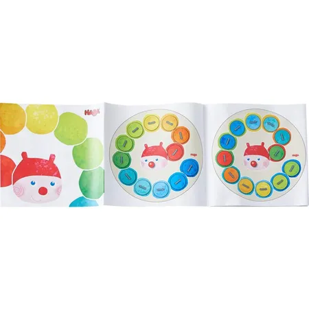 HABA 305288 Fädelspiel Regenbogenraupe