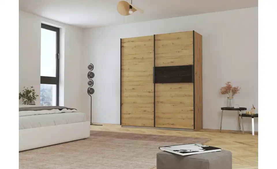 Schwebetürenschrank 65 cm 181 cm 2 Stück