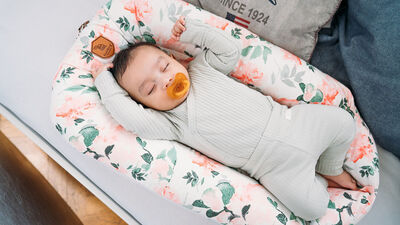 EcoViking Organic Babynest Cover Rose Garden
