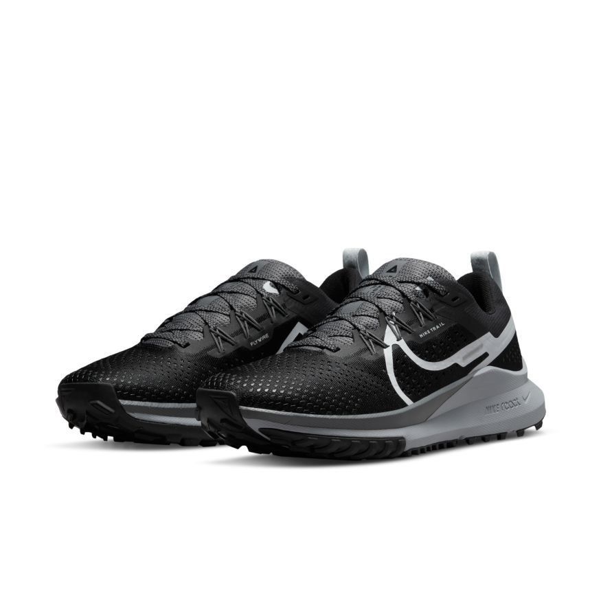 Nike Chaussures de Running React Pegasus Trail 4 - Noir/Gris/Gris Femme