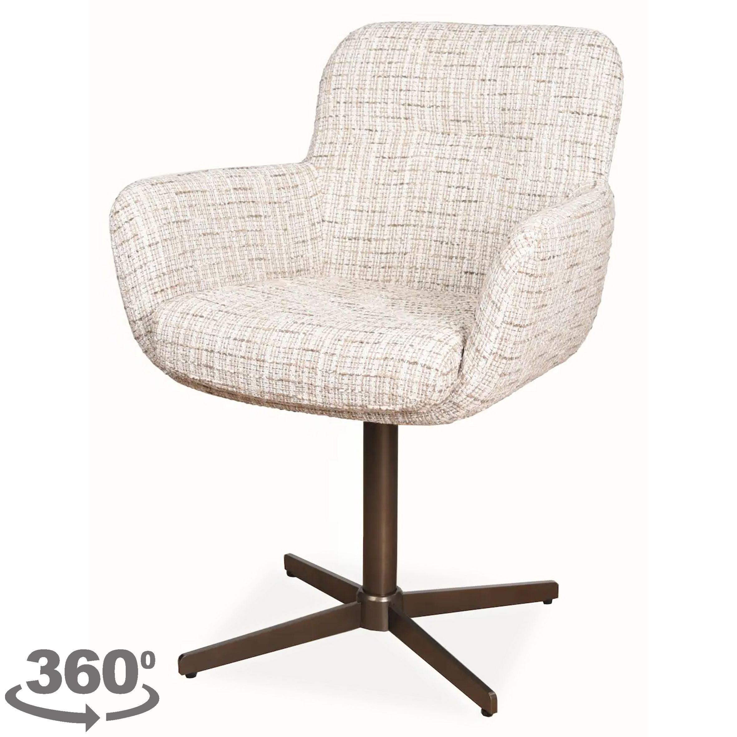 Eetkamerstoel Figaro B65 x D66 x H87.5 cm