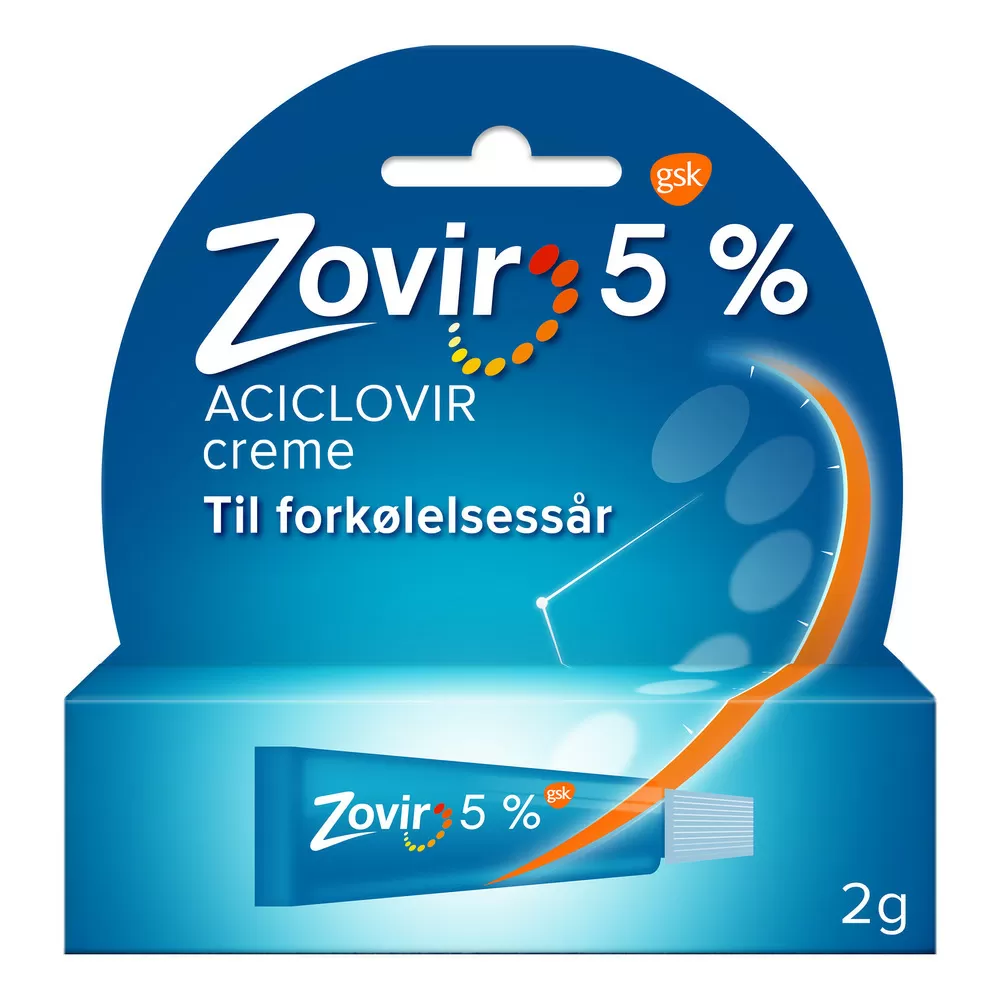 Zovir 5% Creme - 2 g.