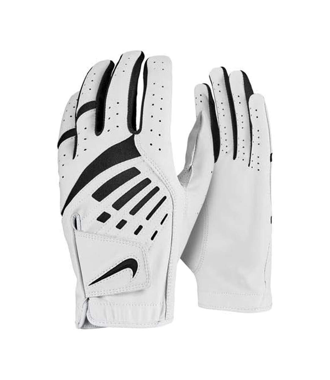 Nike - Gant de golf droitier DURA FEEL - Homme (Blanc / Noir) - UTCS367