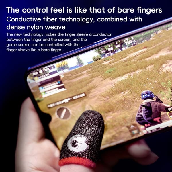 Fingerhylser for mobilspill med høy følsomhet