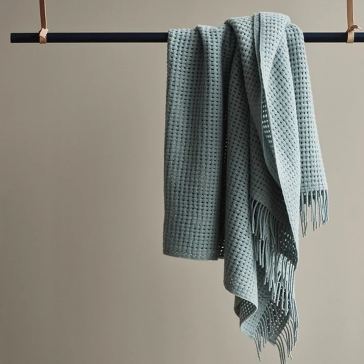 Elvang - Basket Decke, 130 x 200 cm, camel
