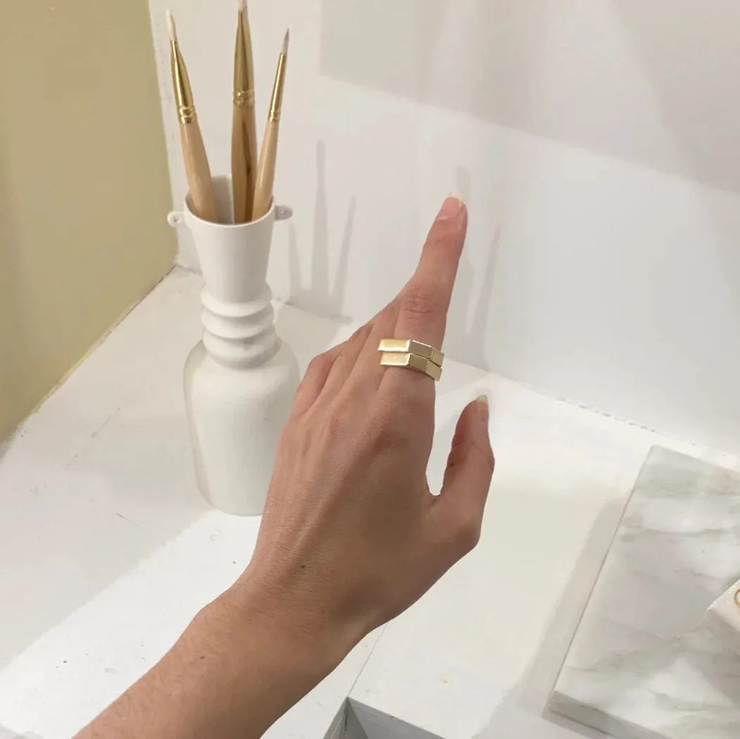 Bague Écrou Gamme Blanche