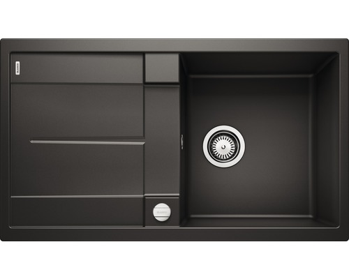 Blanco METRA 5 S spoelbak, 860 x 500 mm, zwart, 525918