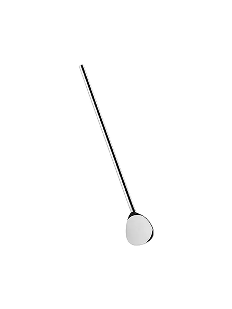 CILIO Cocktaillöffel mit Trinkhalm 6er Set silber
