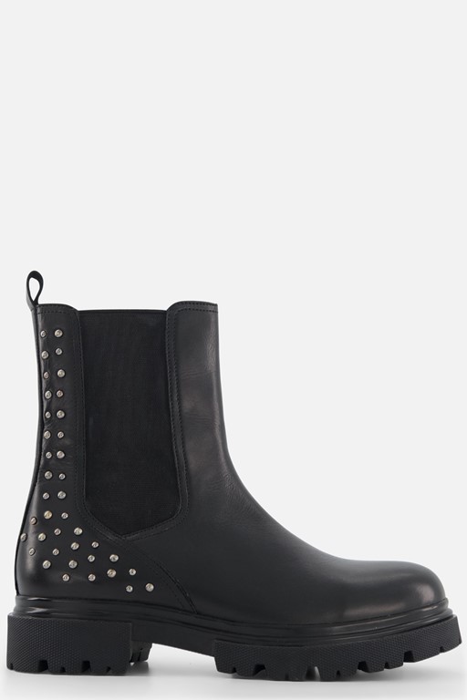 Muyters Chelsea boots zwart Leer