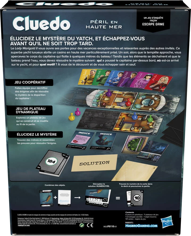 CLUEDO ESCAPE  -PERIL EN HAUTE-MER