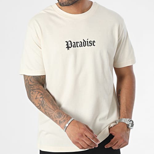 Tee Shirt Oversize Large Paradise III Beige