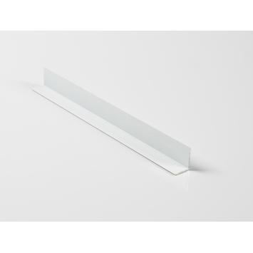 Grosfillex GX Wall aluminium afwerkprofiel wit 260 cm