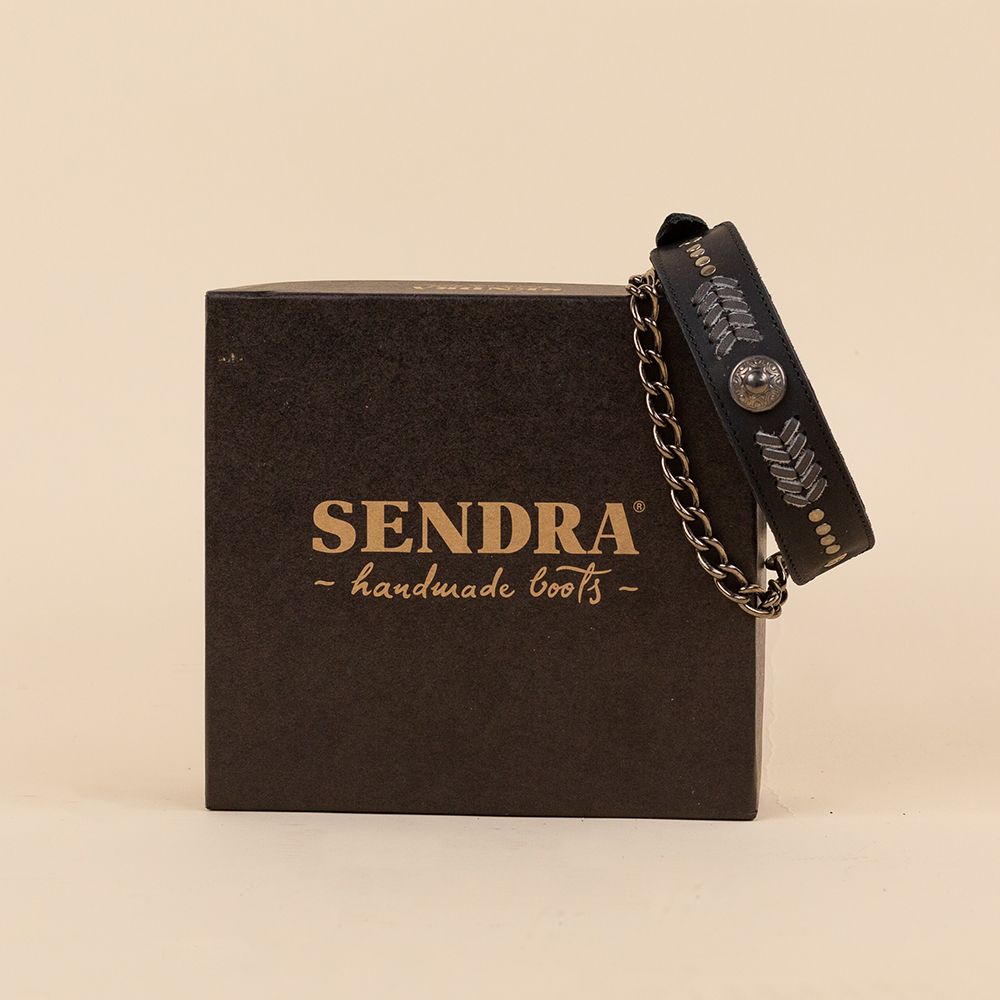 Sendra boot belts Arnes 599 Black - Zwart met Antraciet