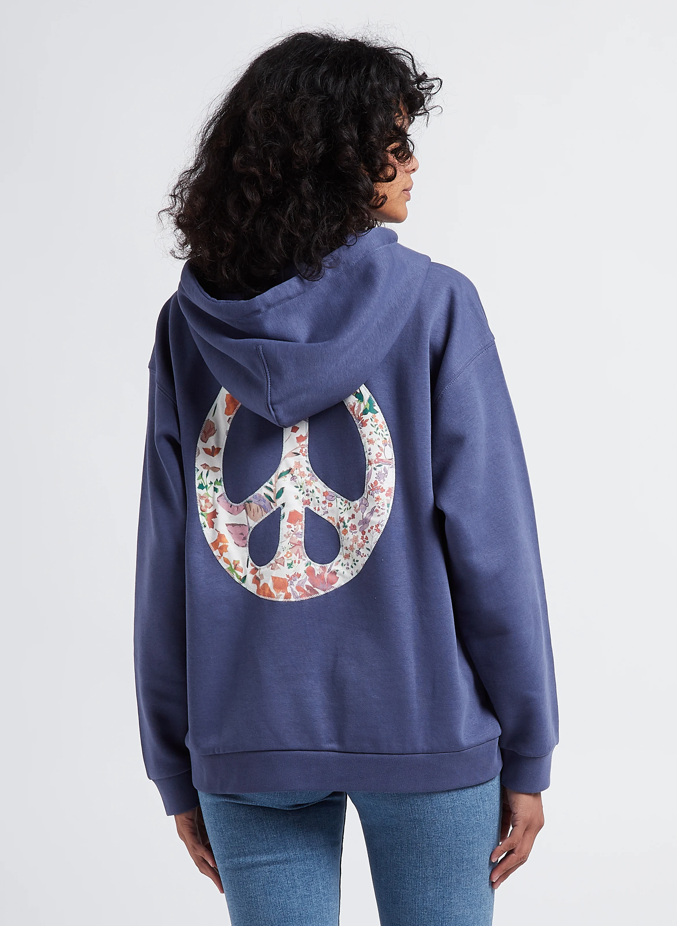 GRAPHIC SALINAS HOODIE - Sweat à capuche sérigraphié en coton mélangé | Bleu