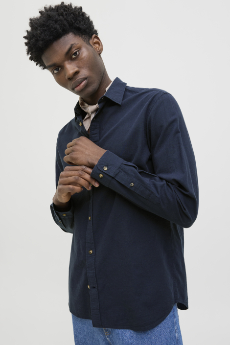 Jack & Jones blauwe heren overhemd