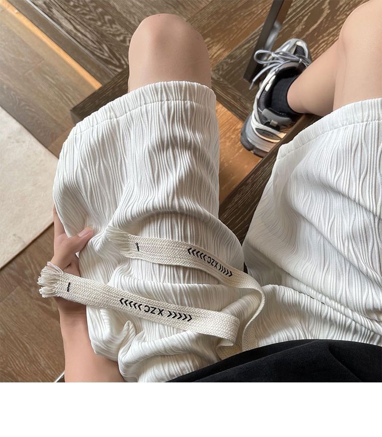 DuckleBeam - Effen shorts met trekkoord in de taille