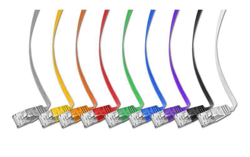 Slimpatchkabel RJ-45 - RJ-45, Cat 6, UTP, 1 m, BlauUnscreened/Unshielded Twisted-Pair-Kabel (UTP) mit Klinkenschutz