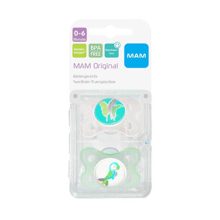 Mam Original Silikon 0 - 6 Monate, 2 St