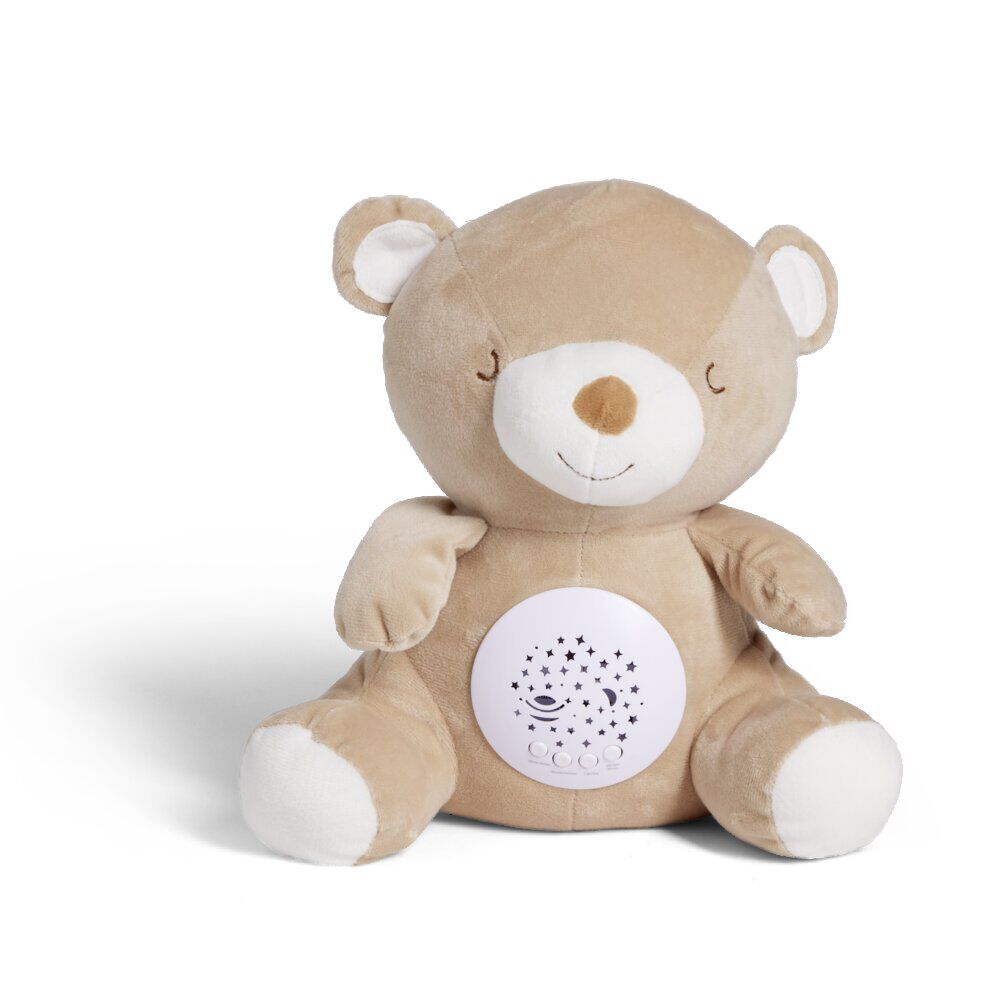 Peluche ours lumineux et sonore 24,5x17xH24,5cm