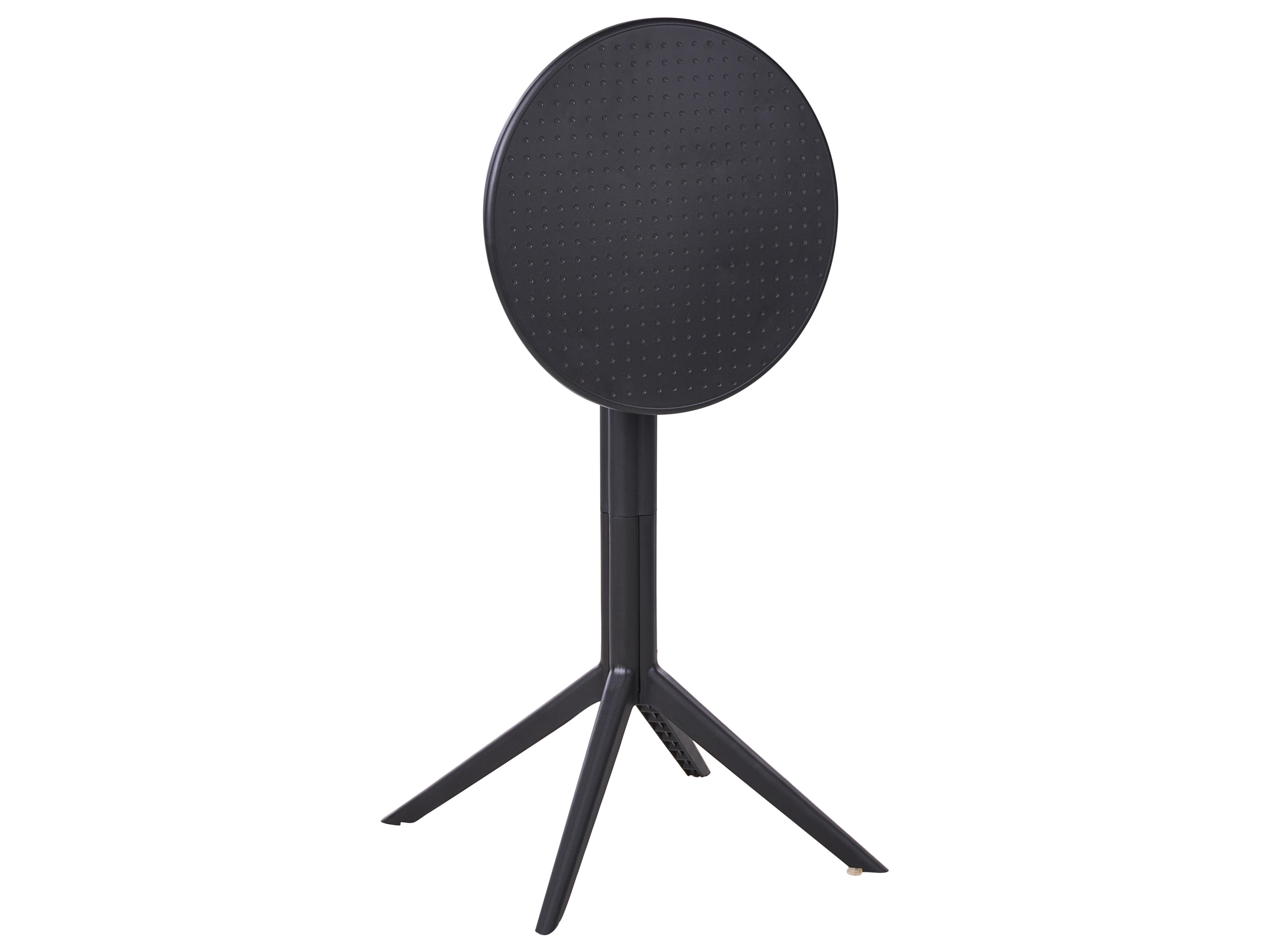 Tuin bartafel LEGRENA 60 cm 60 cm Zwart