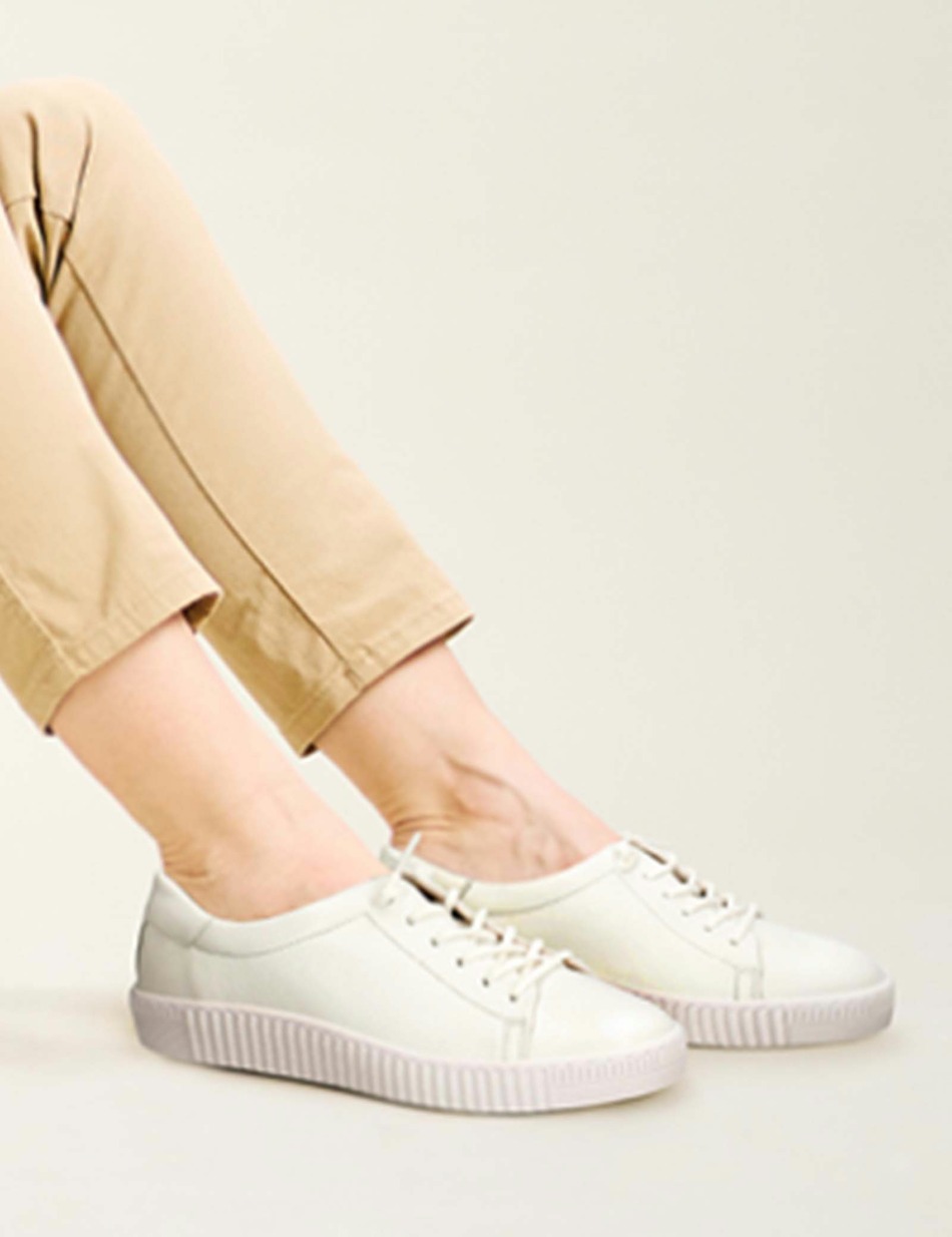 Glattleder Sneaker