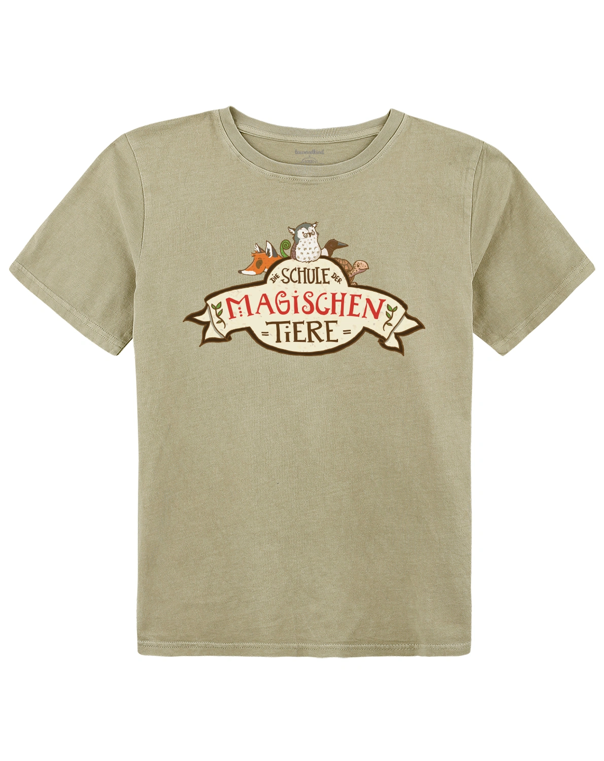 T-Shirt SCHULE DER MAGISCHEN TIERE in olive