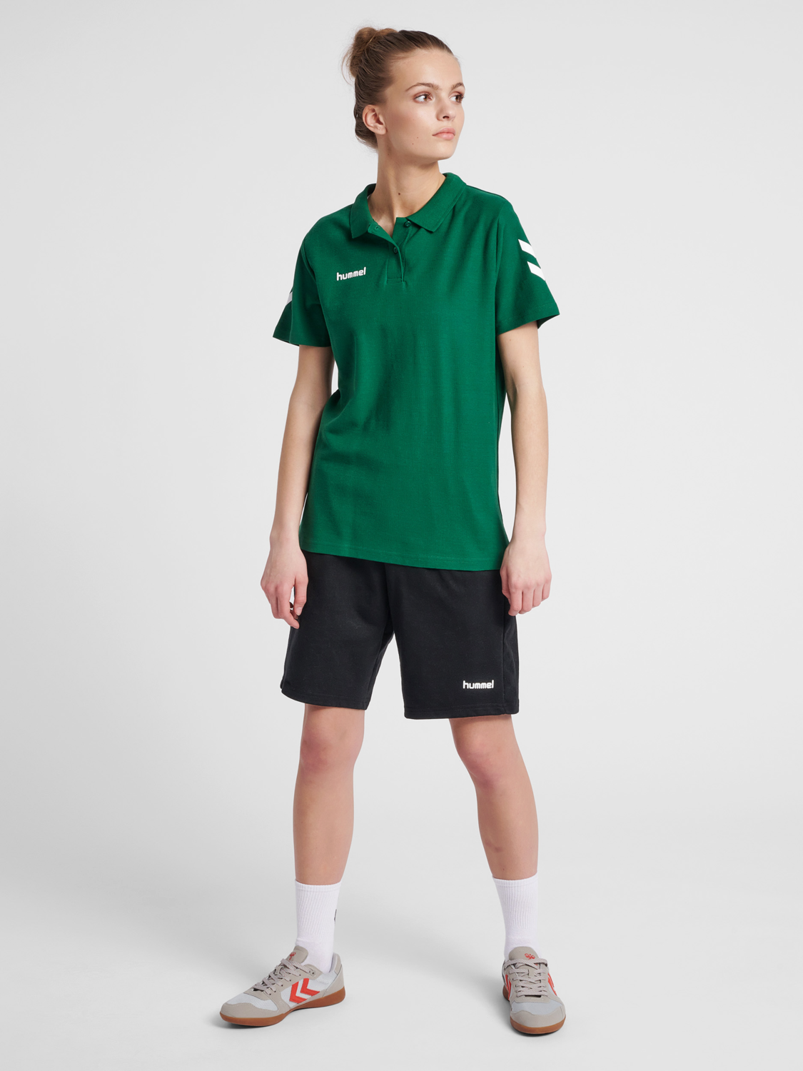 HUMMEL GO COTTON POLO WOMAN