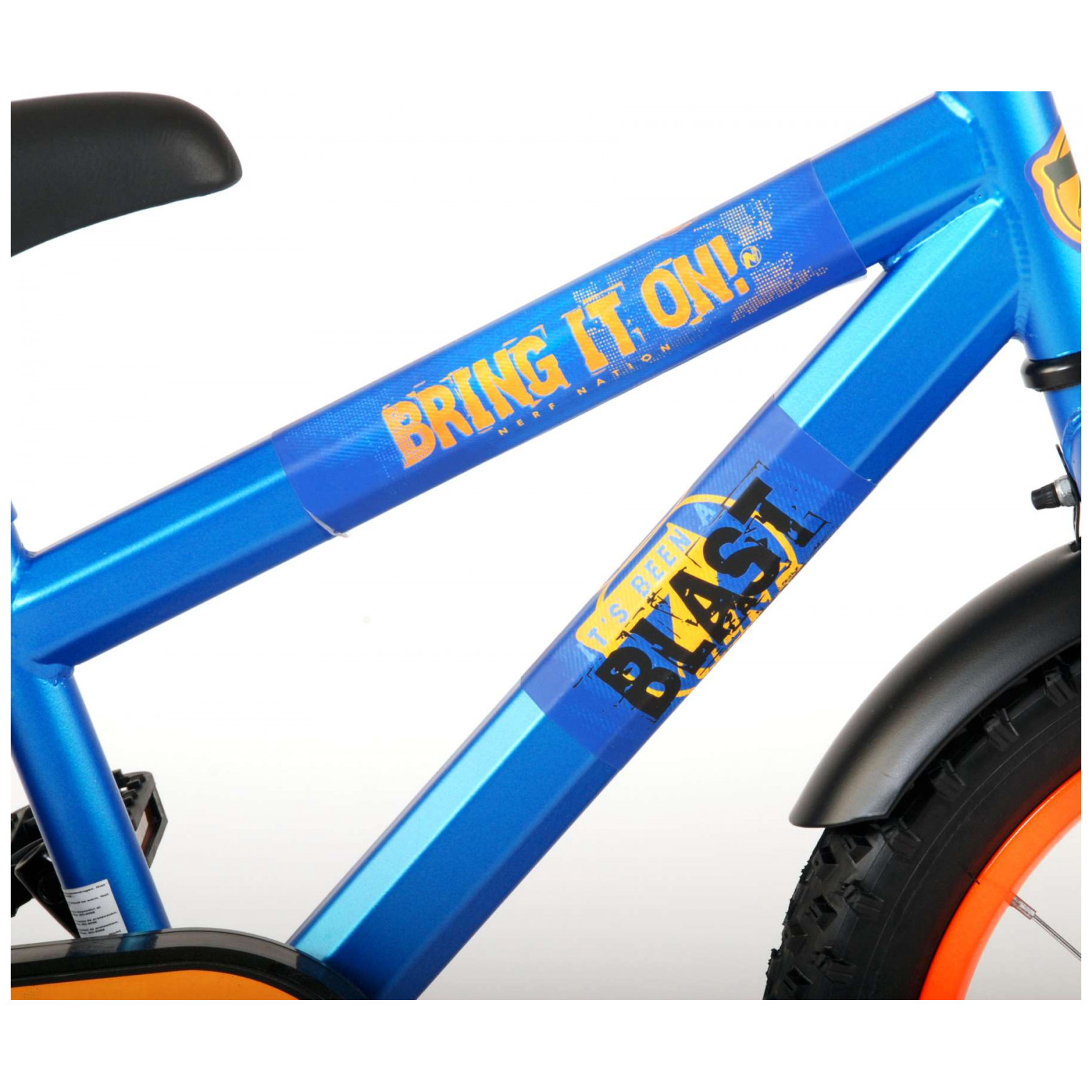 NERF Fiets - 16 inch - Satin Blue