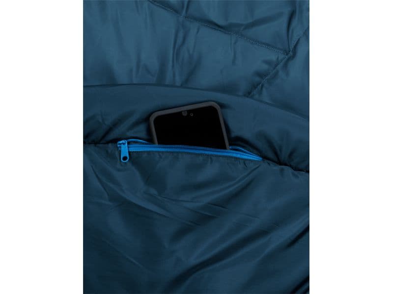 VAUDE Schlafsack Sioux 400 II SYN Polyester, Blau Kunstfaser-Schlafsack