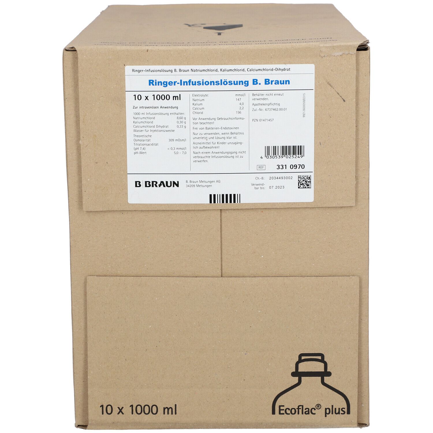 Ringer Lösung B.Braun Ecoflac Plus