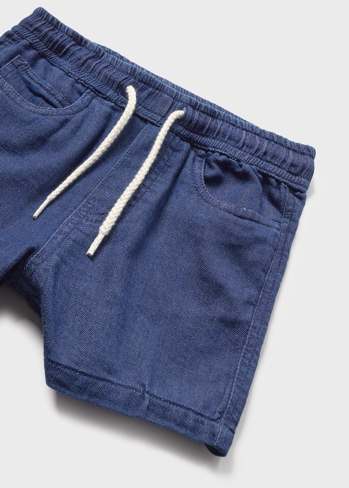 shorts jeans básicos para bebês
