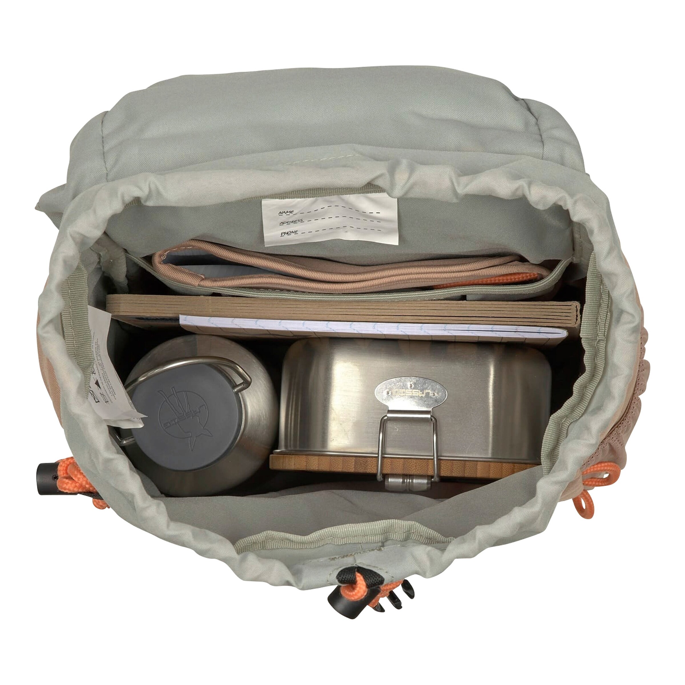 Lässig Kindergartenrucksack Mini Outdoor Backpack Nature braun
