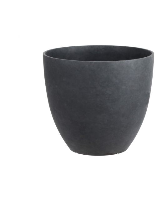 Mica Decorations Buitenpot Bravo Rond Antraciet - Bloempotten
