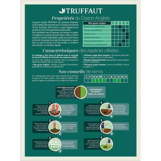 Gazon anglais 3 kg truffaut