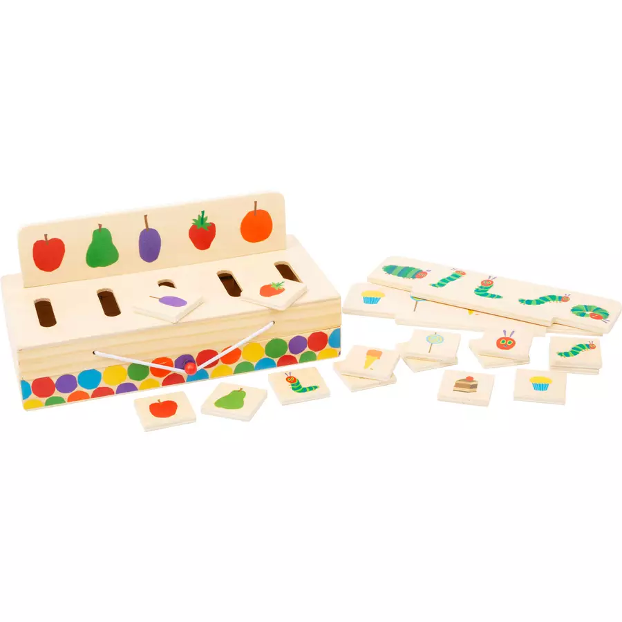 small foot® Raupe Nimmersatt Bildersortierbox