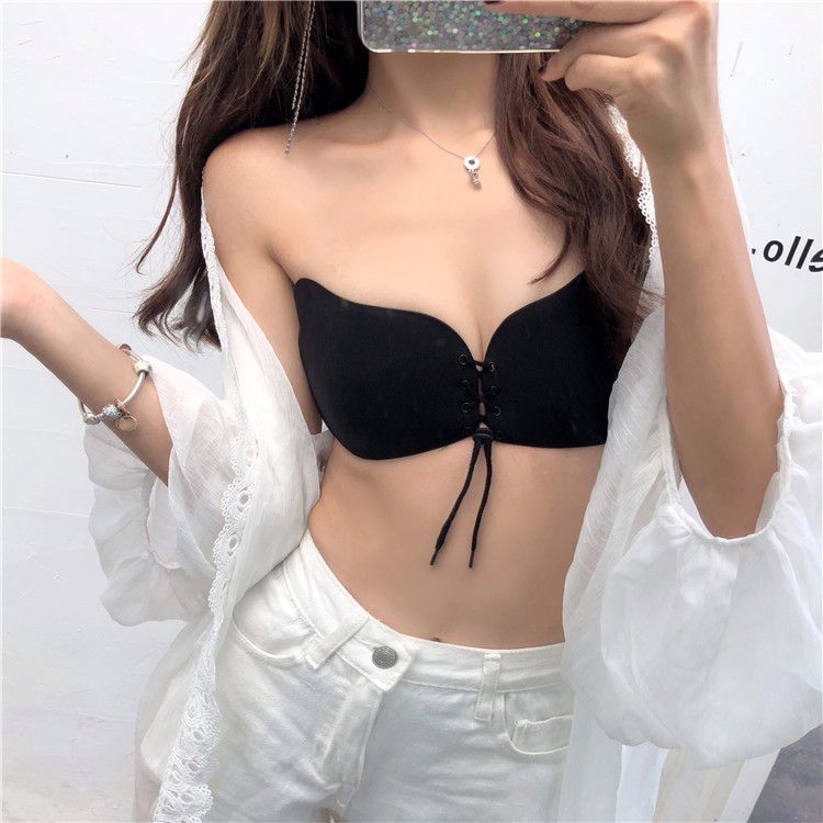 Strawolf - Strapless bh met vetersluiting